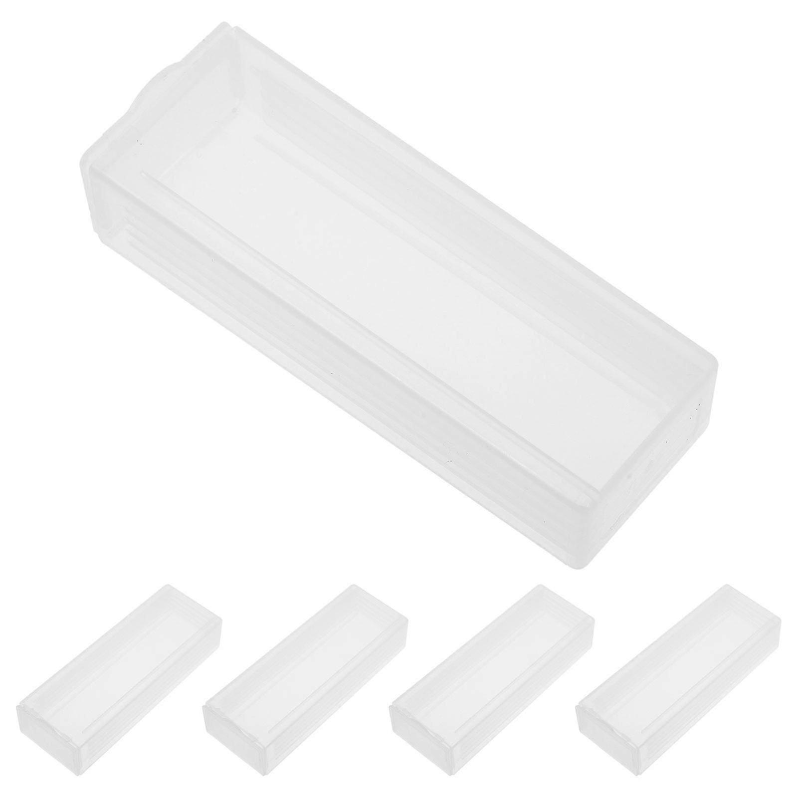 Slide Holder Pathological Slide Case for Holding Use 5Pcs Durable ABS Material