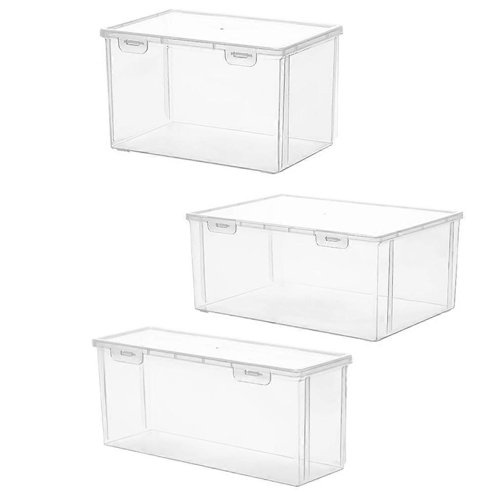 Transparent Bread Container for Bread Preservation 3Pcs