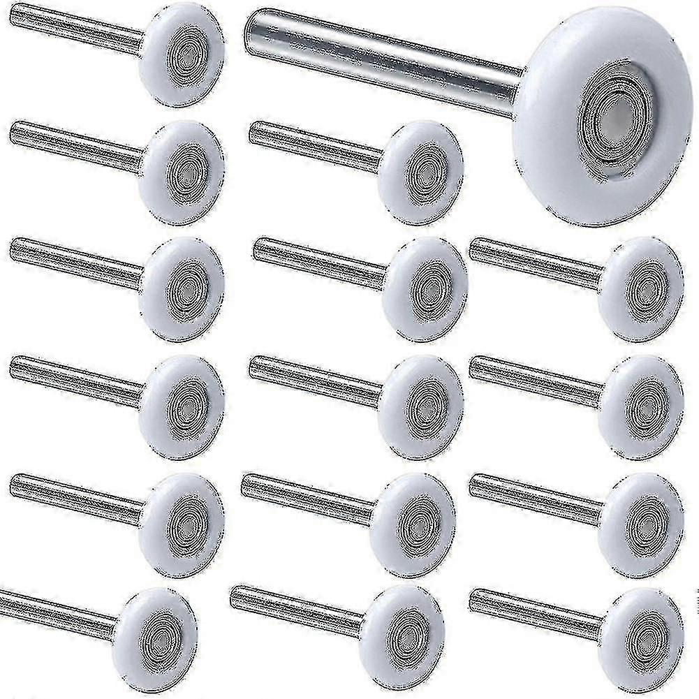 Lot de 12 roulettes de porte de garage de 5 cm (2 pouces), roulements 6200zz en nylon, pour portes de garage résidentielles et commerciales.