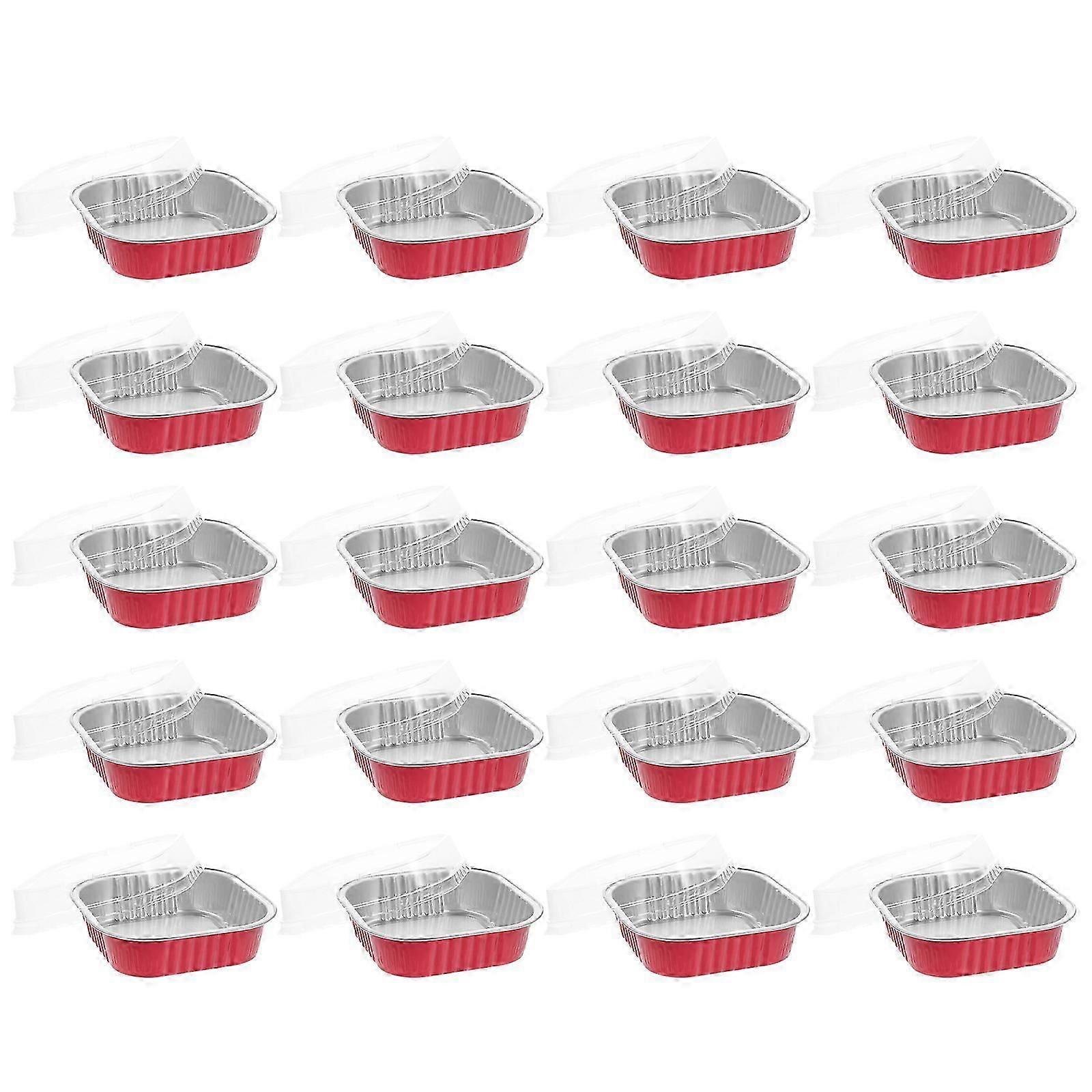 Household Pudding Cups Multi-Function Cupcake Cups with 20Sets for Baking
