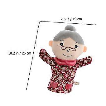 Family Hand Puppet Grandmother Plaything for Kids Role