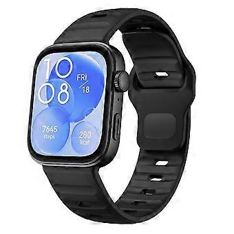 Rem til Huawei Watch Fit 4/Fit 4 Pro/Fit 3 Bølget silikonerem