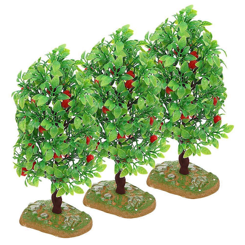 Realistic Simulation Trees Mini Trees for Decoration 9Pcs Plastic Multi