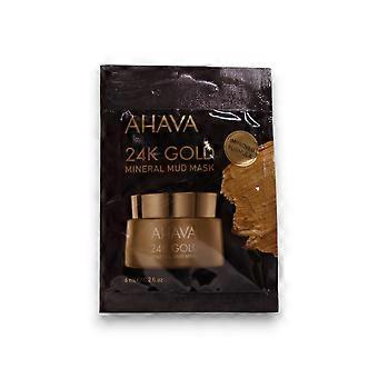 Ahava Single Use 24K Gold Mineral Hydrating Mud Mask For Face 6 ml