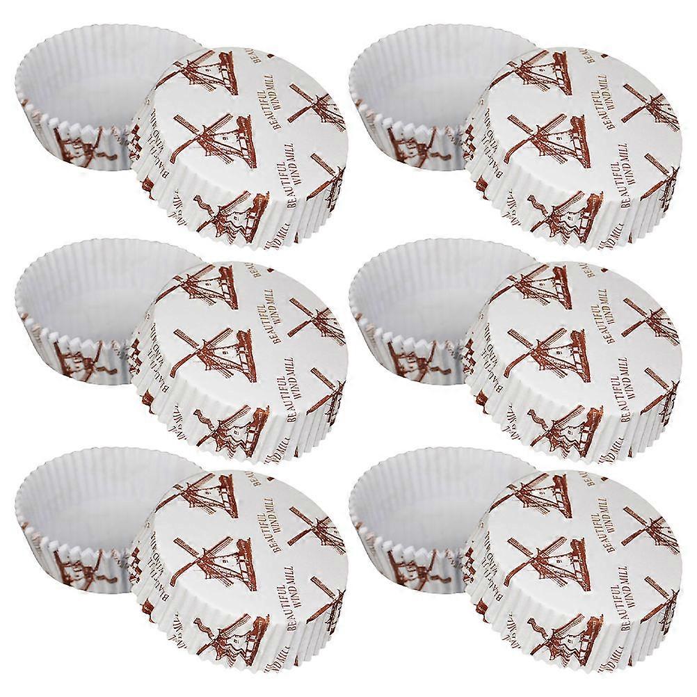 300st muffinsfoder papper muffinspapper runda bakplåtspappershållare