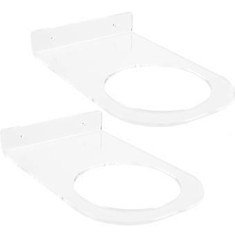 2 Sets of Wall-mounted Basketball Display Shelf Acrylic Soccer Stand Multi-purpose Balls Holder Balls Shelf