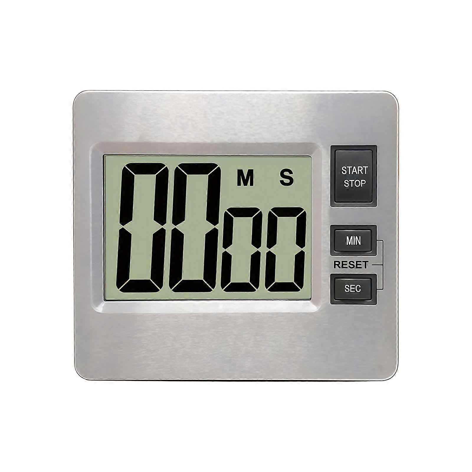 Digital Countdowns Timer with Large LCD Display Comapct Size for Kitchen Gyms Study Magnetic Back Stand & Hangable Design Multicolor