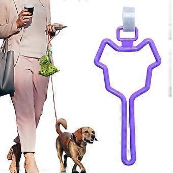 Dog Poop Bag Holder Hands-Free Dog Leash Dispenser Pet Waste Carrier Clip Outdoor Walking Puppy Poop Bags Clip Easy To Carry