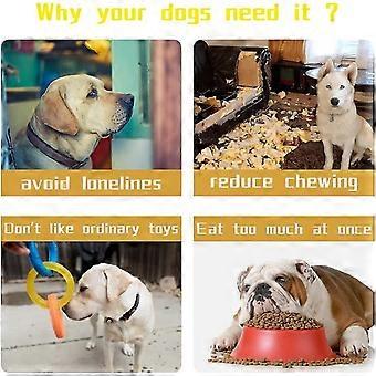 Dog Food Ball, Dog Food Ball, Treat Ball, Dog Toy Balls, Dog Treat Ball, For Small Dogs Hunting And Playing (yellow)