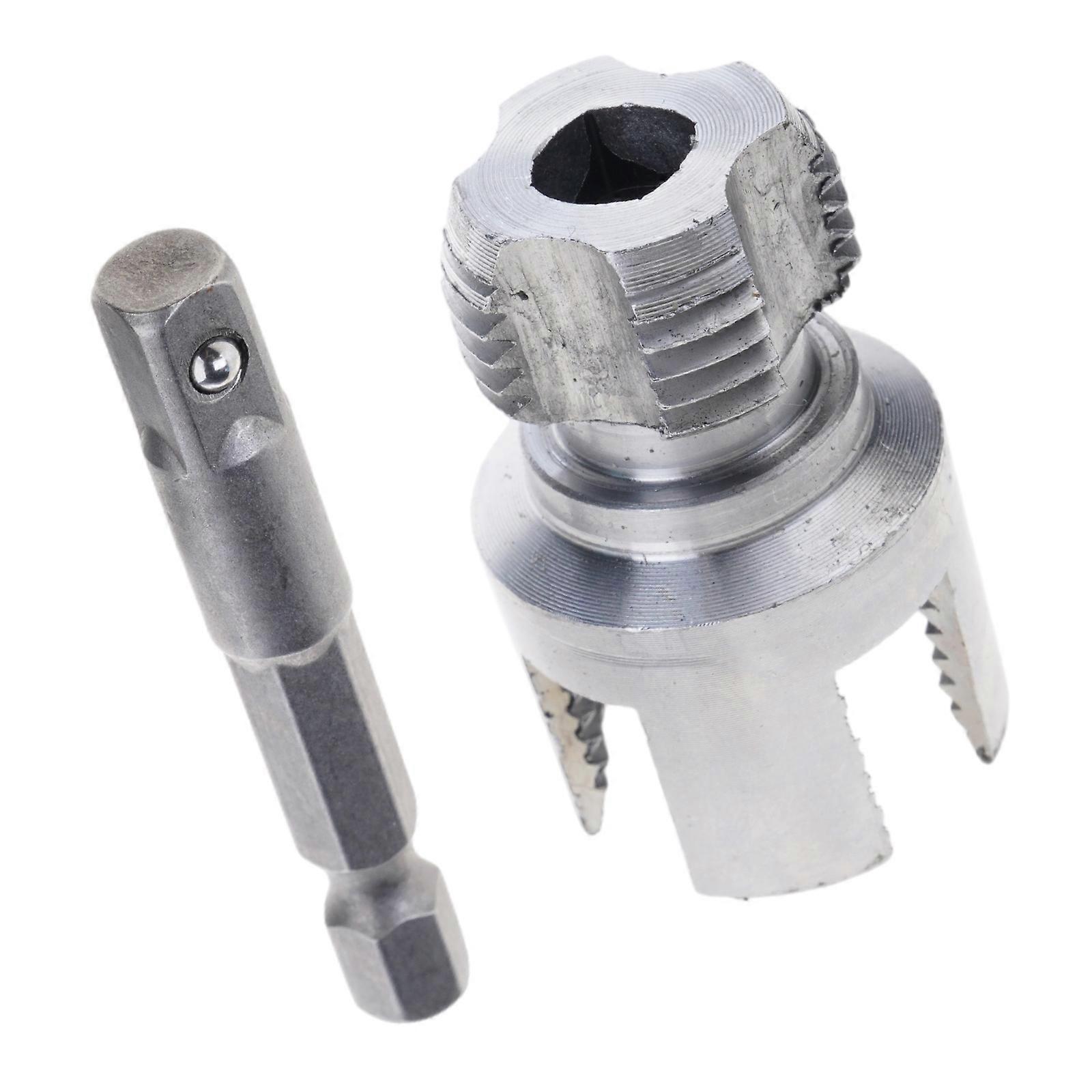 Double Function Threading Device For Pipes Internal External Thread Cutting Hex Handle Plumbing Essential Multicolor