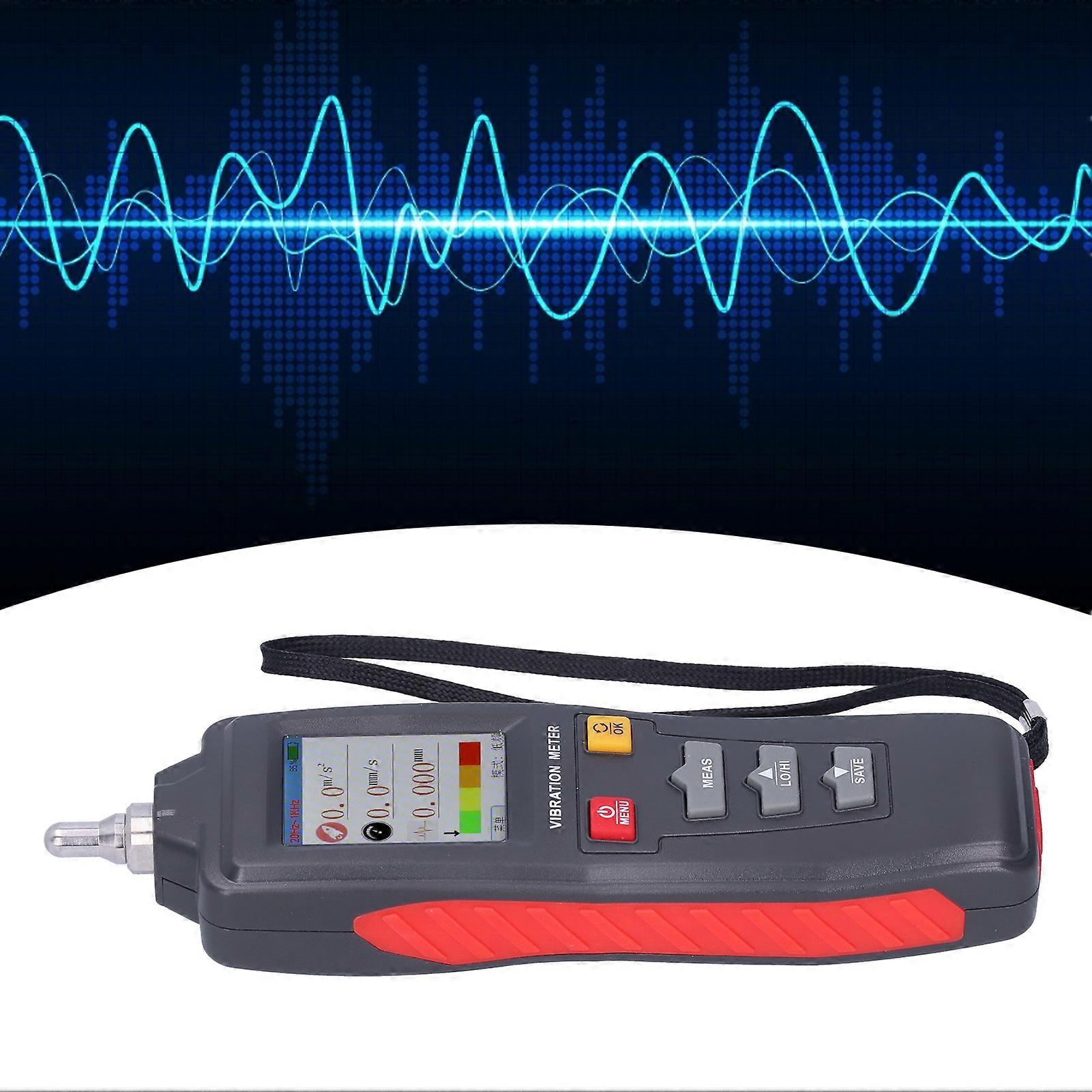 Vibration Analyzer Portable Vibration Meter Tester colour LCD Digital ...