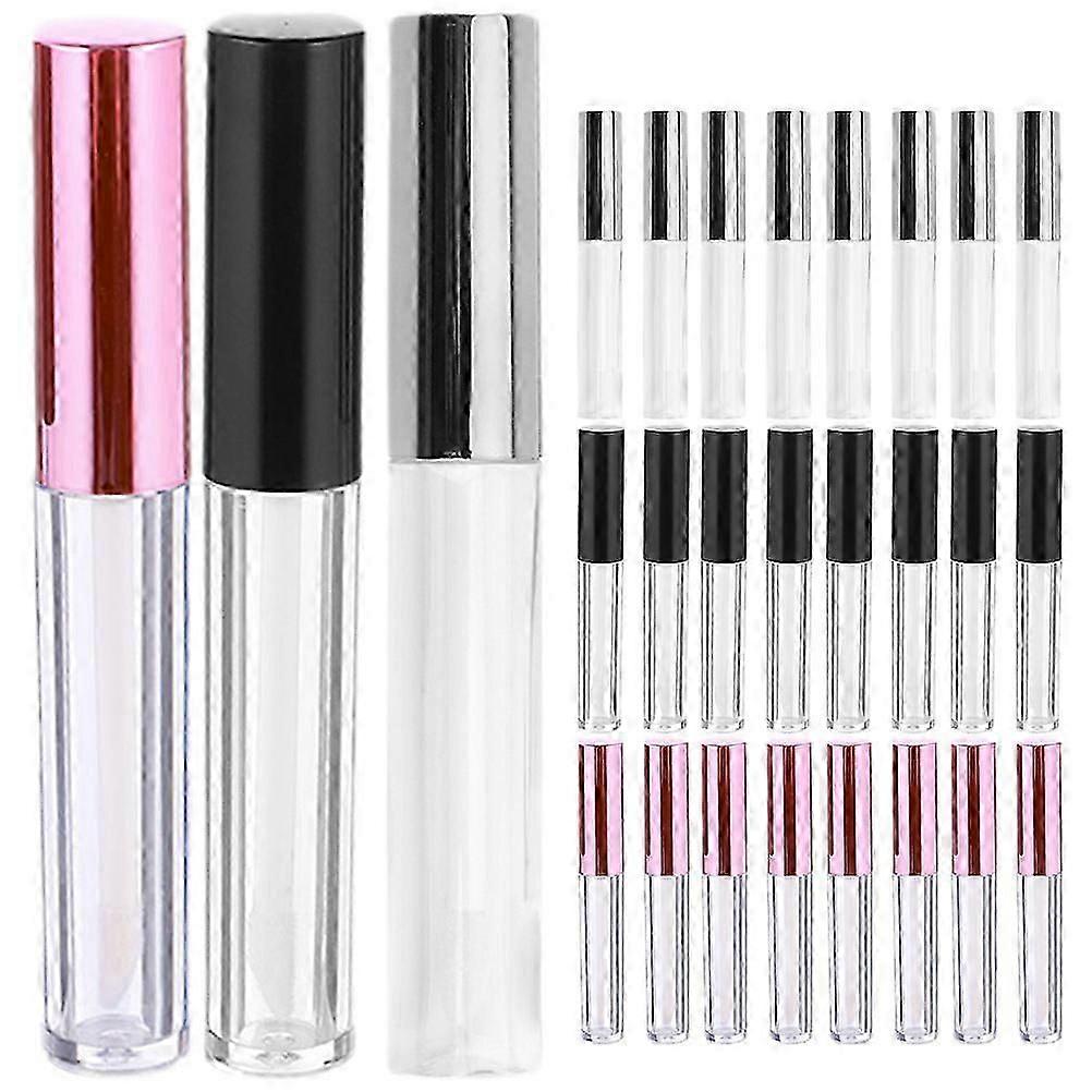 Empty Lip Gloss Tubes | 30Pcs Assorted Color Plastic Refillable Cosmetic Containers