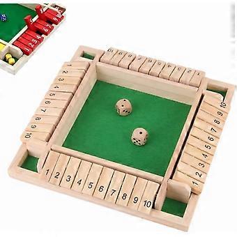 Juego "Cierra la Caja", fortalece la sensibilidad del pensamiento cerebral, juego de dados "Cierra la Caja", mejora las habilidades matemáticas, para el aula y el hogar.