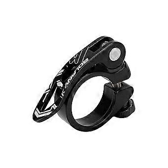 BOLANY MTB Bike Seatpost Clamp Quick Release Aluminium Alloy Bicycle Seatpost Mount 34.9mmBlack