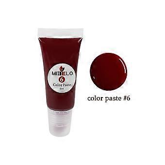 DIY Lip Gloss Color Paste 5ml - Plant-Based Mixing Pigment for Homemade Lipstick & Lip Glaze
