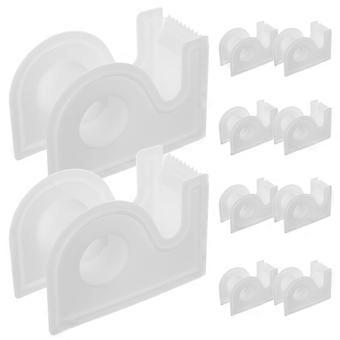 Lash Tape Dispenser Eyelash Tape Cutting Tool Plastic 10Pcs for Desk