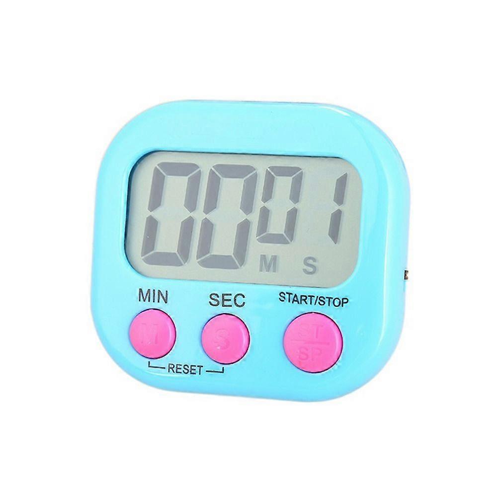 / Plastics Kitchen Timer LCD Screen Display Big Digits Digital Visual Loud Alarm Stopwatch Countdown Cooking
