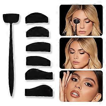 6 In 1 Crease Line Kit Applicator Silicone Eyeshadow Stamp Crease Makeup Tool