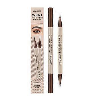 Zephoco Doppelkopf-Flüssig-Eyeliner (schwarz)