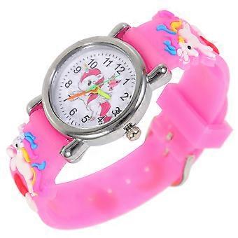 Banda de silicone Crianças Assista Unicórnio relógio de pulso Meninas decorativas Meninos Assista Crianças Presente de aniversário