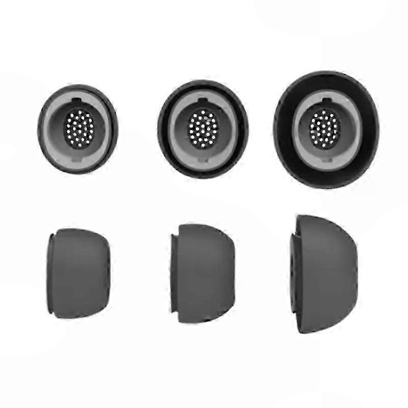 Memory Sponge Replacement Earplugs Compatible with Galaxy Buds3 Pro, 3 Pairs Silicone Eartips Case