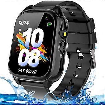 Kids Smart Watch with 26 Puzzle Games, Camera, Music, Waterproof, HD Touchscreen, Ages 312, Black