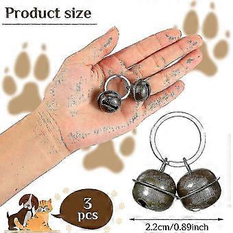 Set di 3 campanelli extra forti per cani e gatti, campanelli per localizzatore di animali domestici, campanelli per cani compatibili con il collare per animali domestici