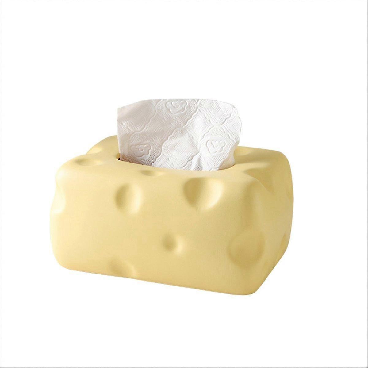 Cheese Shape Tissue Box Multifunctional Paper Towel Storage Case