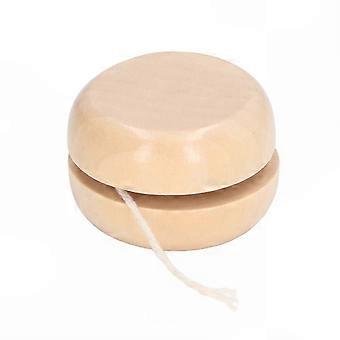 Portable & Durable Design, 4-Pack Wooden YoYo Set, 4.7 x 3.2 cm Small DIY Toys