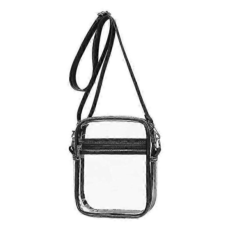 Clear outdoor bag with strap stadium approved