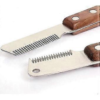 Dog Stripping Knife - Hand Stripping Tool compatible with Border Terrier & Pet Grooming, Dog Grooming Stripping Knife