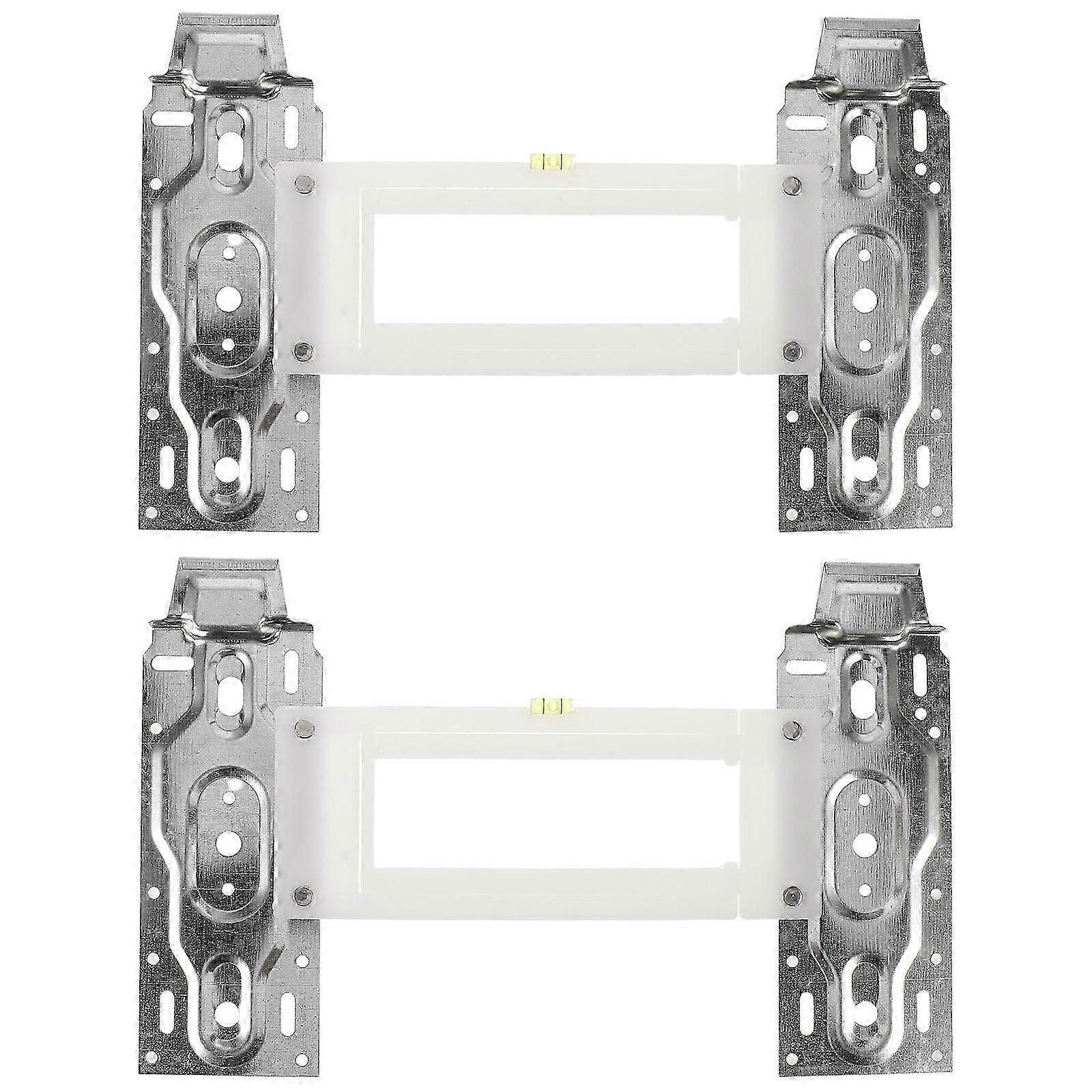 2 Sets Air Conditioner Wall Mount Bracket, Indoor Internal Unit Universal Hanging Plate Hook Support Bracket Board compatible with Window Wall