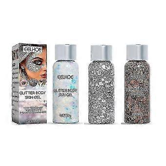 Sequin Gel Set Makeup Fish Scale Sequin Gel Glitter Stage Performance Eyeshadow
