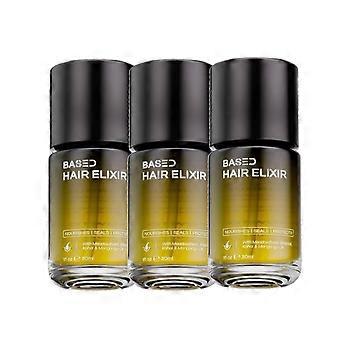 3 Hair Elixir - Weightless Shine Serum with Heat Protection, Controls Frizz & Flyaways, Nourishes Hair Oils, Non-Toxic Formula for All Hair Types