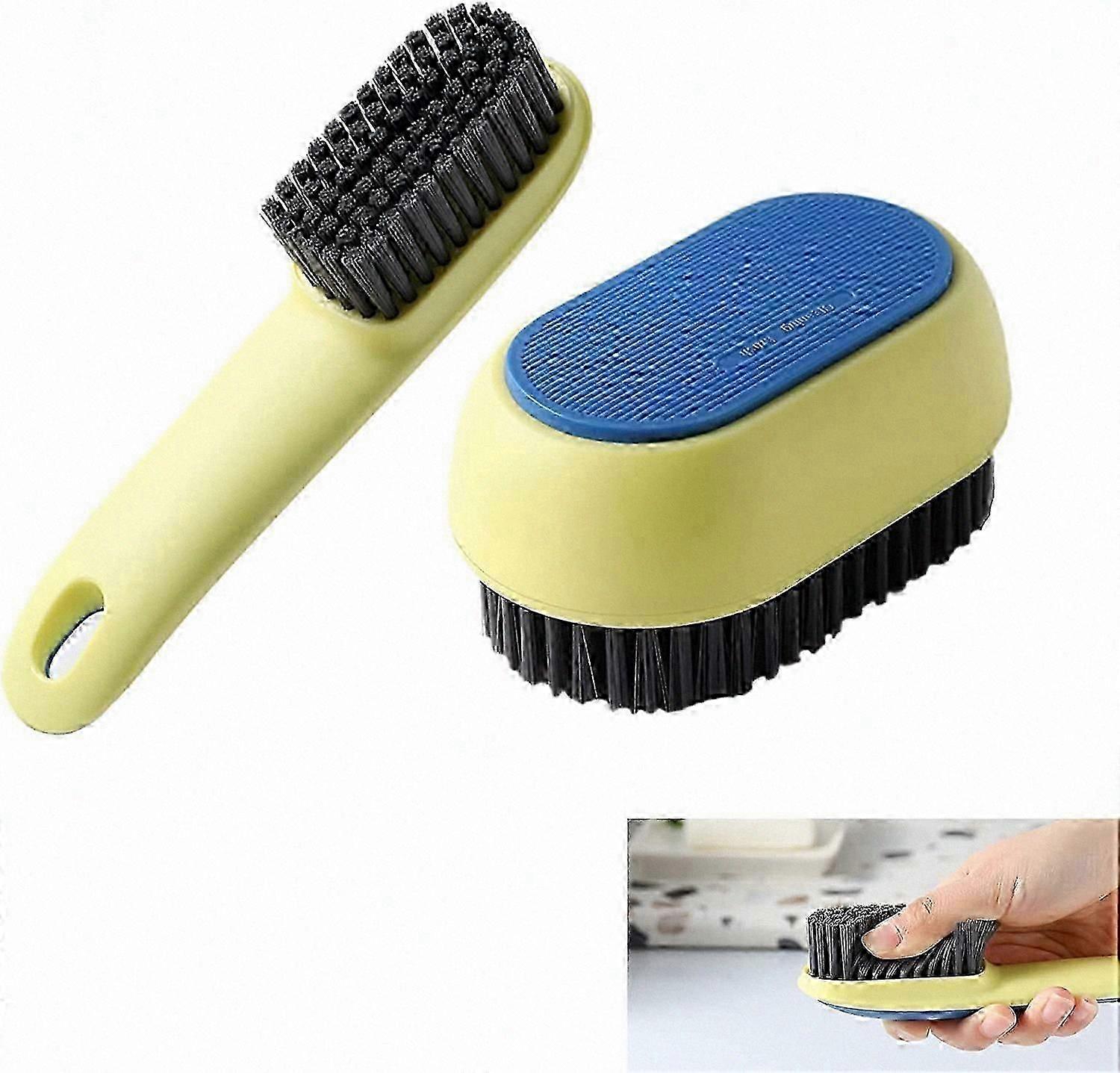 Soft Bristle Cleaning Brushes, 2-Pack compatible with Household Use