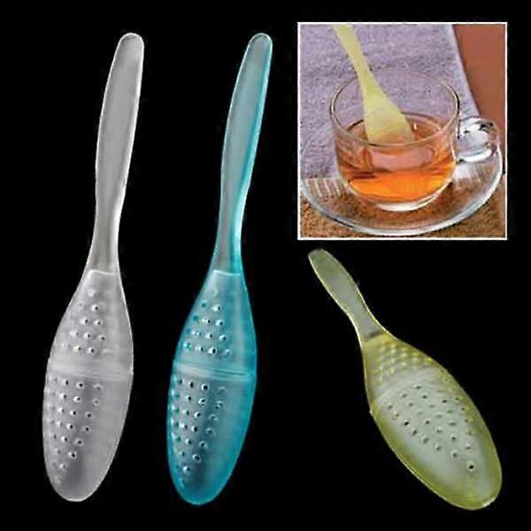 Tea Infuser Plastic Tadpole Shape for Tea Brewing Assorted Color