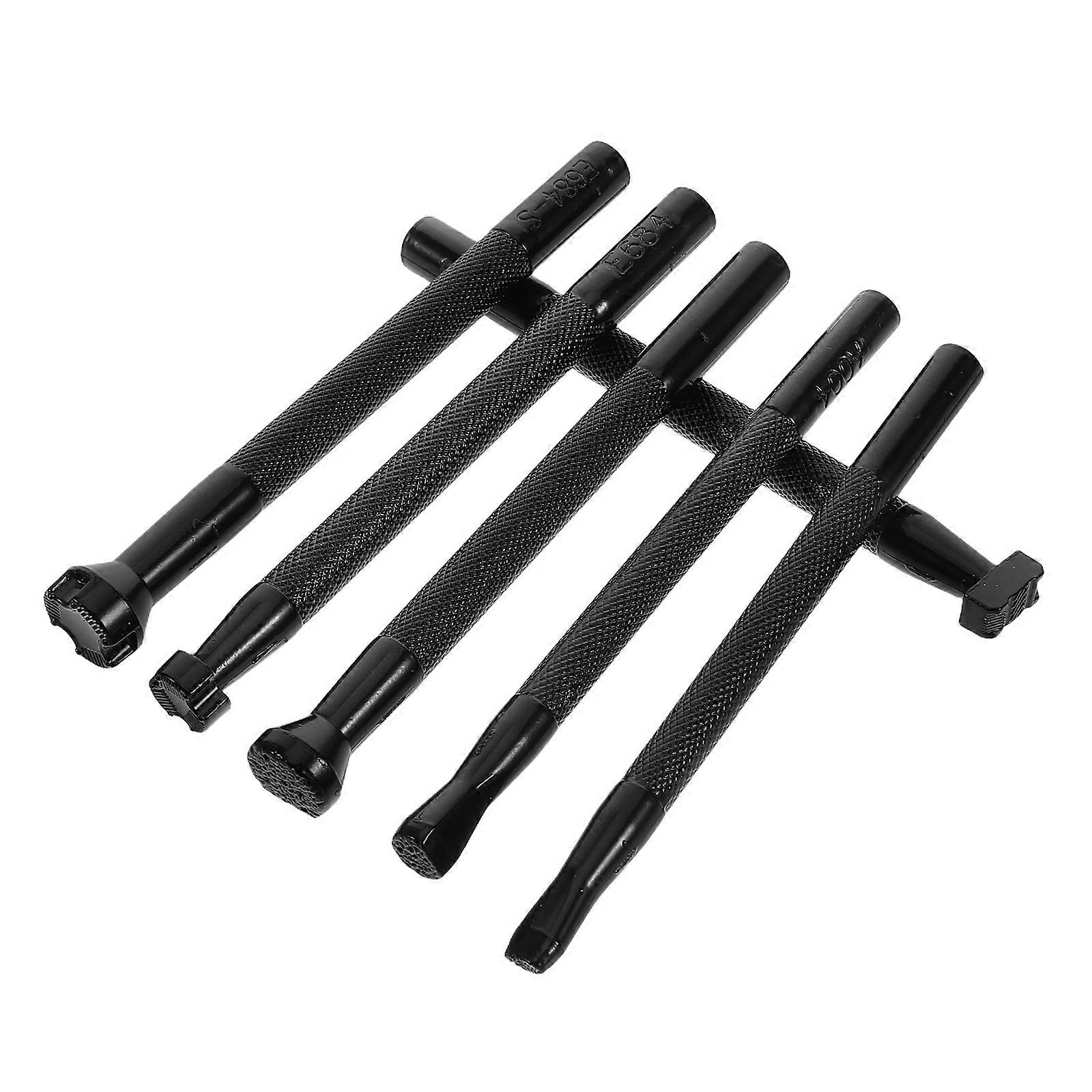 Stamping Tools Craft Kit for Leatherwork 6Pcs Tool Set Bundle