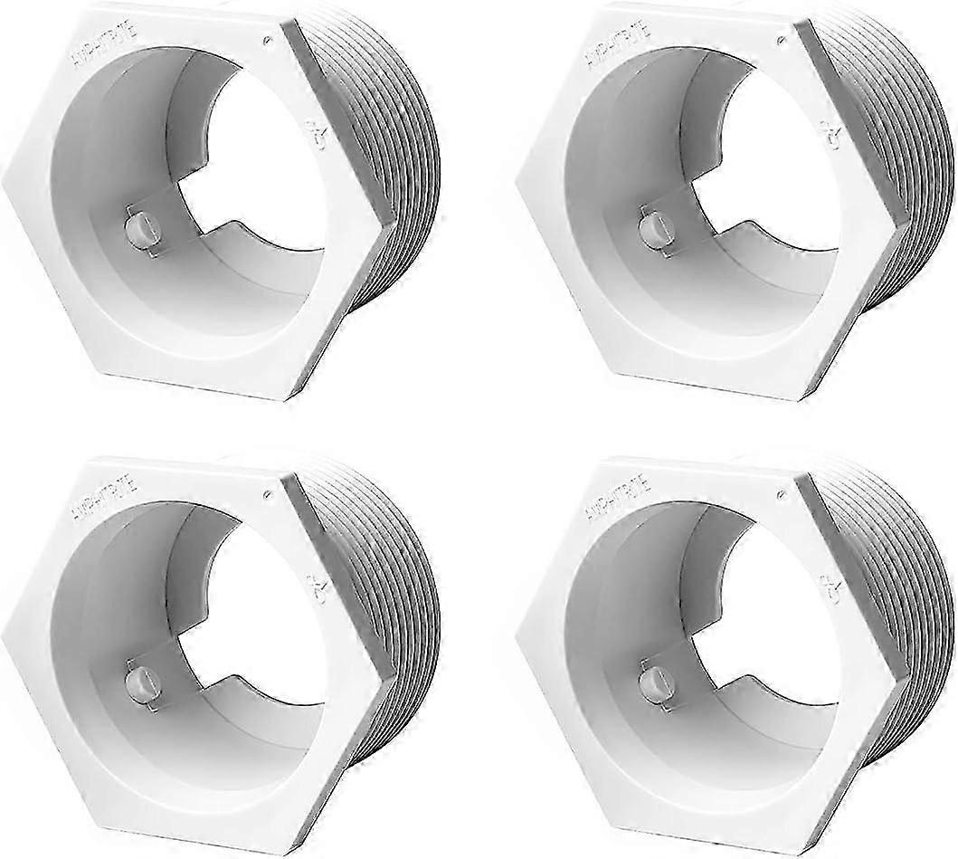 4pcs 6-500-00 Universal Wall Fitting (UWF) Connector compatible with Pool Cleaner