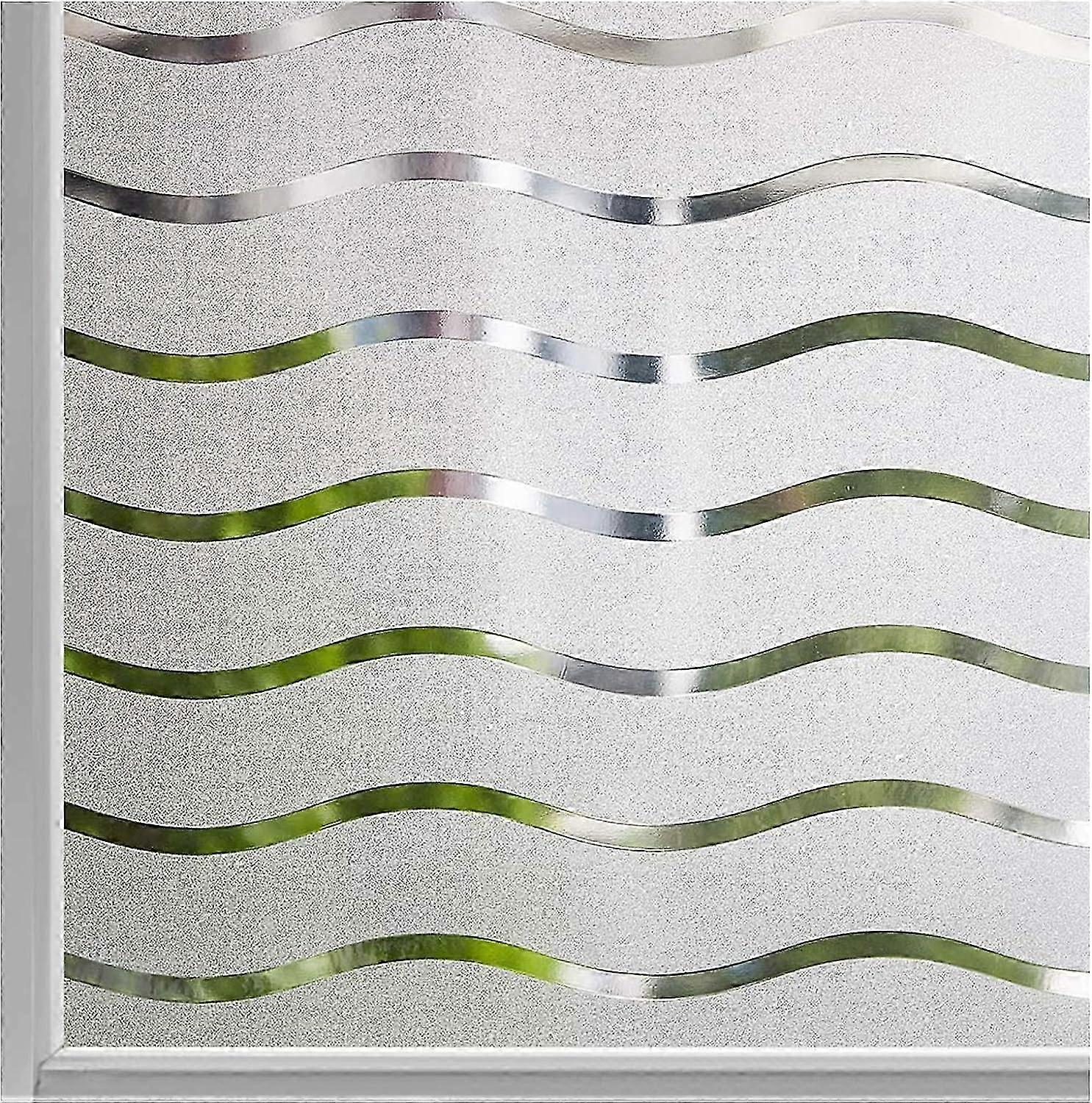 Static Cling Striped Window Film