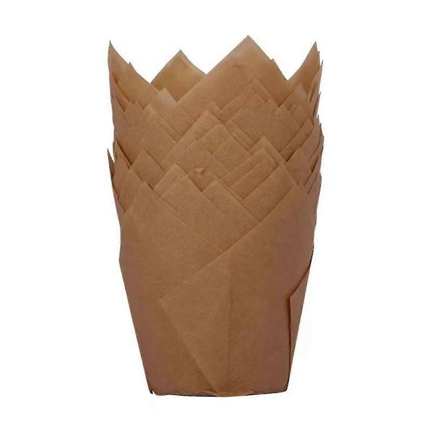 300PCS Heat-Resistant Tulip Baking Cups