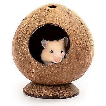 Coconut Shell Hamster Nest Tunnel
