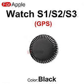 Aocarmo för Apple Watch serie 1 2 3 4 5 6 SE SE2 40mm 41mm 44mm 45mm sidorotationsknapp digital kronknopp reparationsdelar