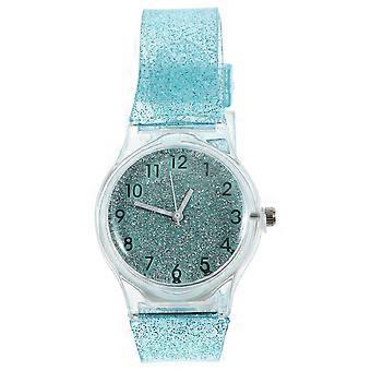 2Pcs Kids Quartz Wrist Watch for Fashionable Shining Wrist Decoration