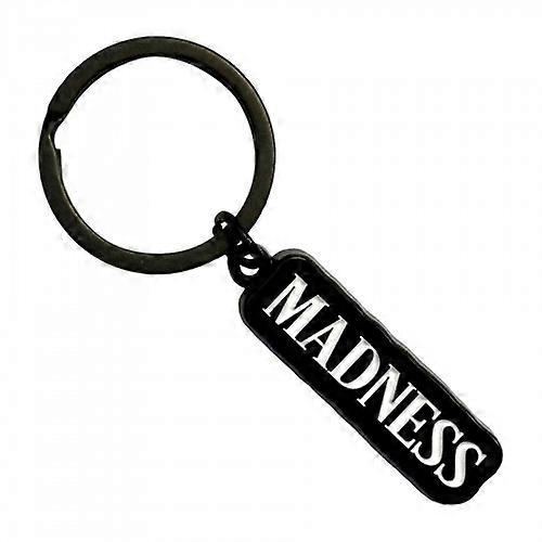 Madness Text Logo Keyring