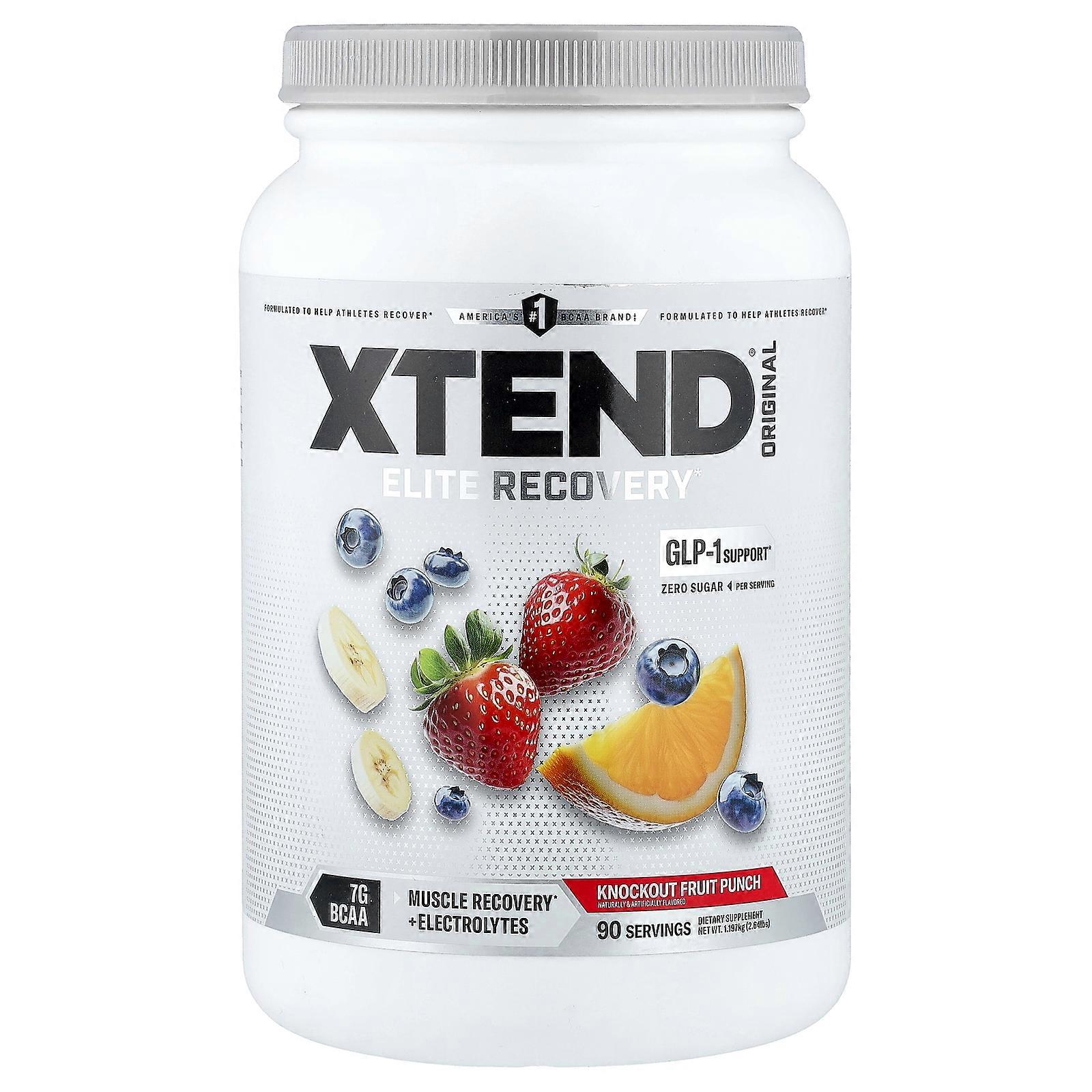 XTEND, 7G BCAA, Knockout Fruit Punch, 2.58 lb (1.17 kg)