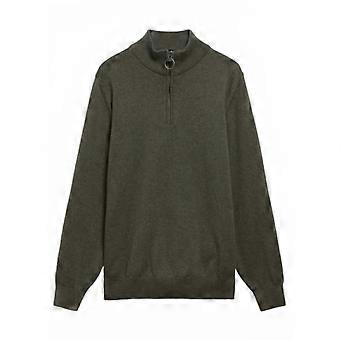 Barbour Jerséis Mkn1074ol91 Cotton Half Knitted