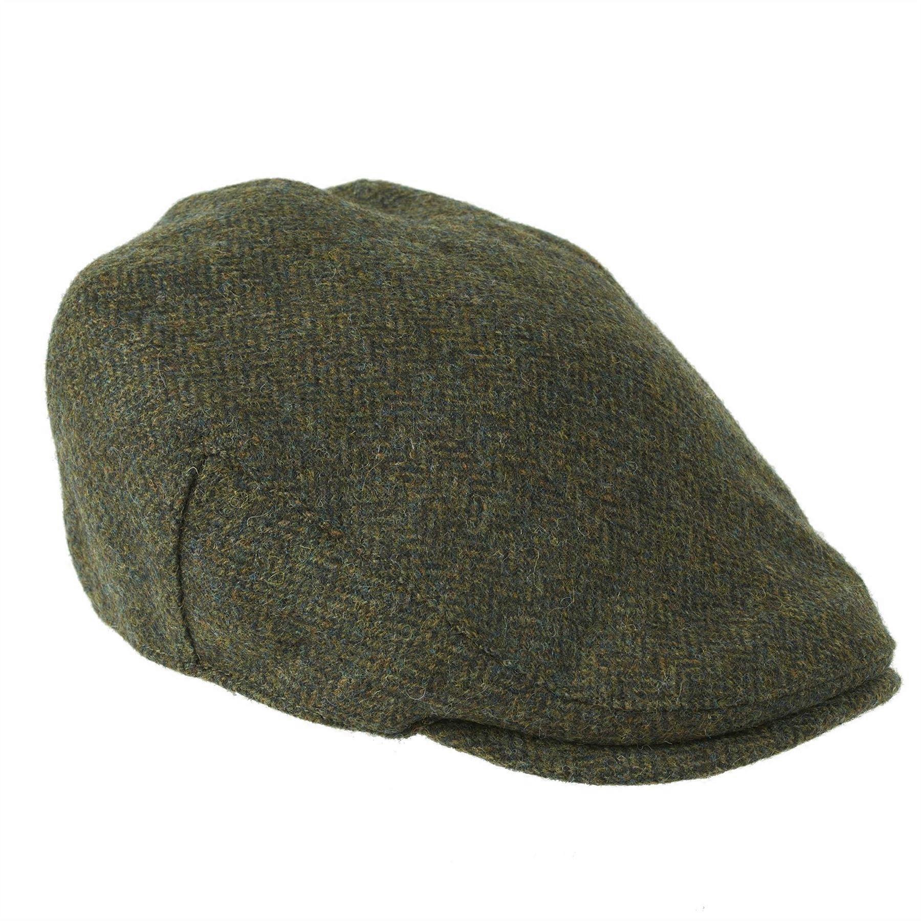 Chapman British Tweed Flat Cap ZH099 Pine