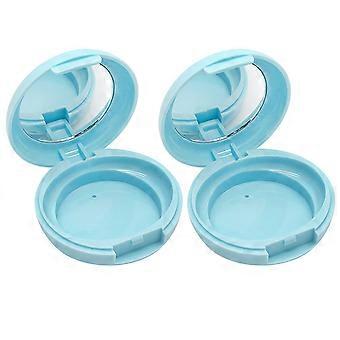 Empty Loose Powder Box Cosmetic Container for Makeup Use 2Sets