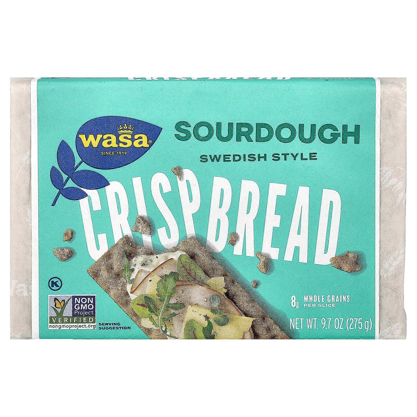 4 x Wasa Flatbread, Crispbread, Sourdough, 9.7 oz (275 g)