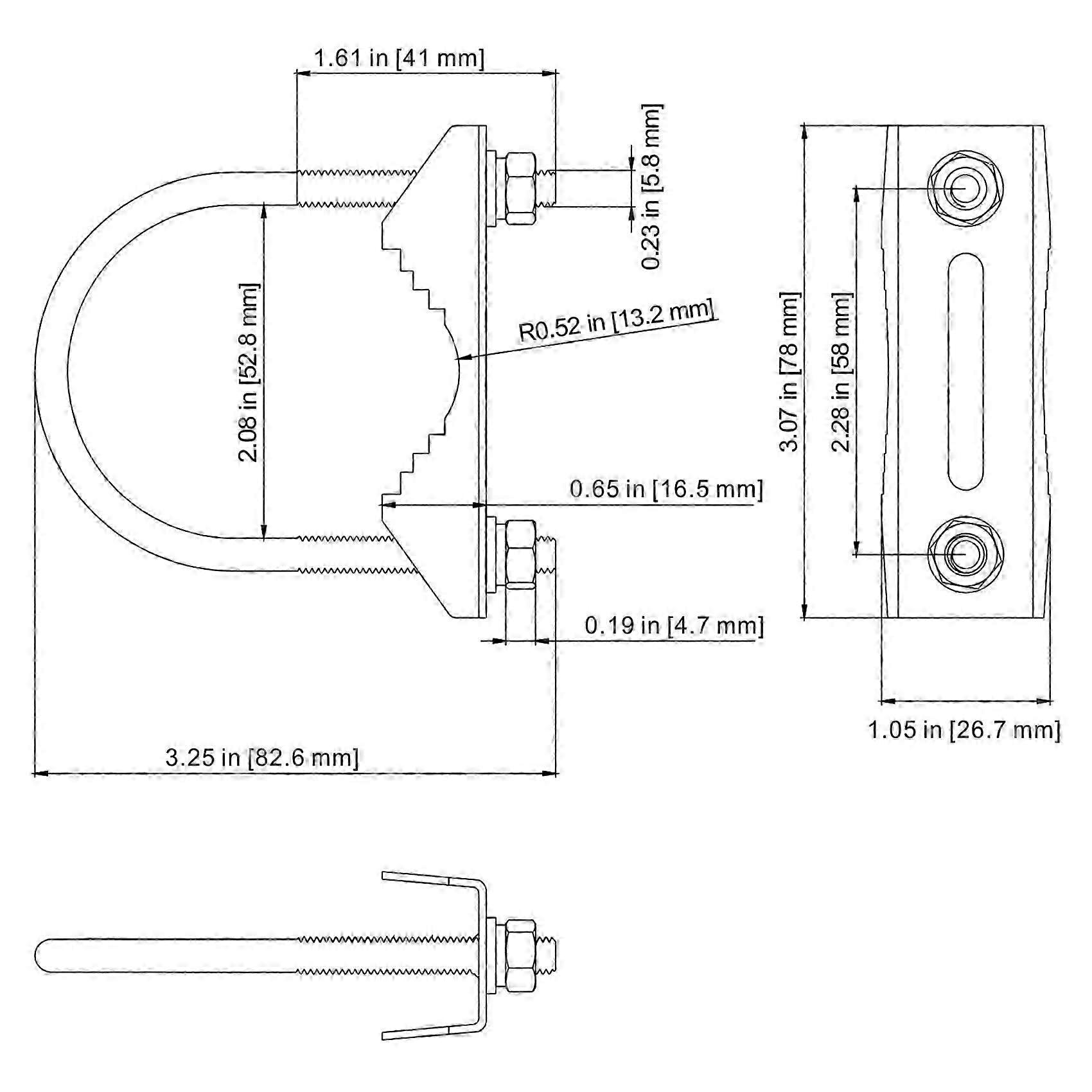 20-Piece V-Jaw Pole Mounting Kit